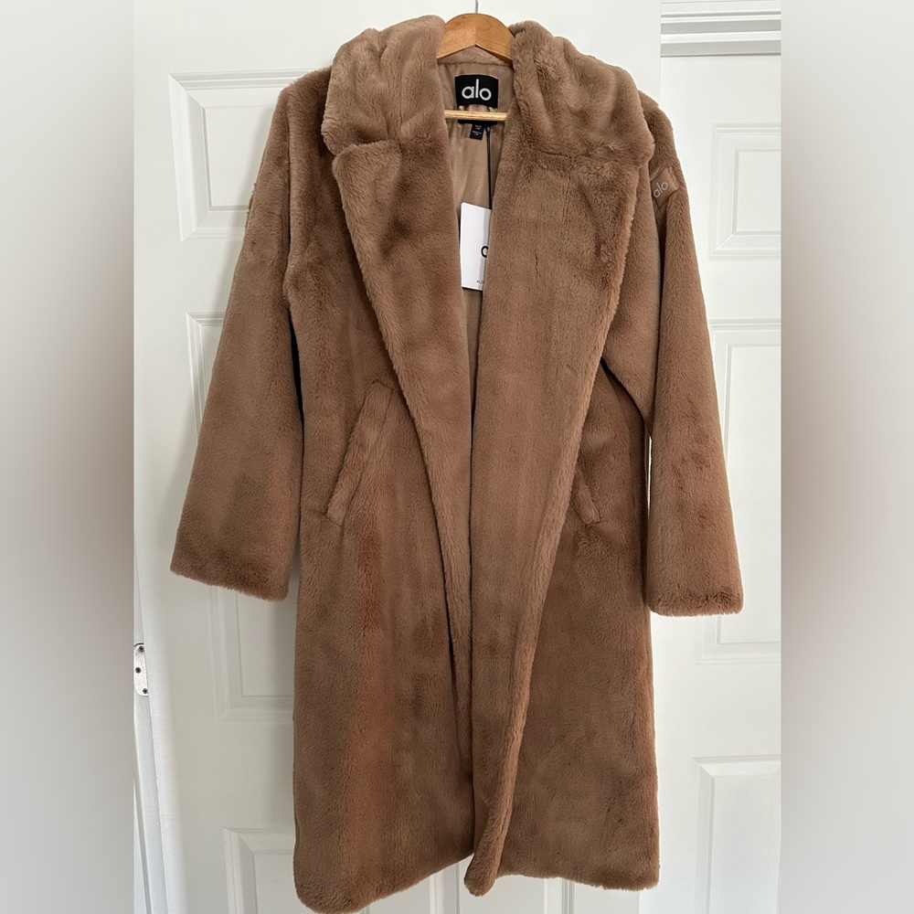ALO Yoga Oversized Faux Fur Trench